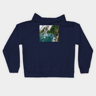 Rocky beaches Kids Hoodie